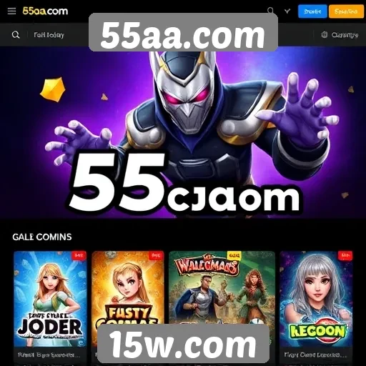 Análise da variedade de jogos oferecidos no 55aa.com